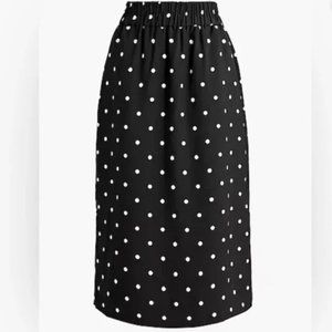 NWT J. Crew Polka Dot Skirt